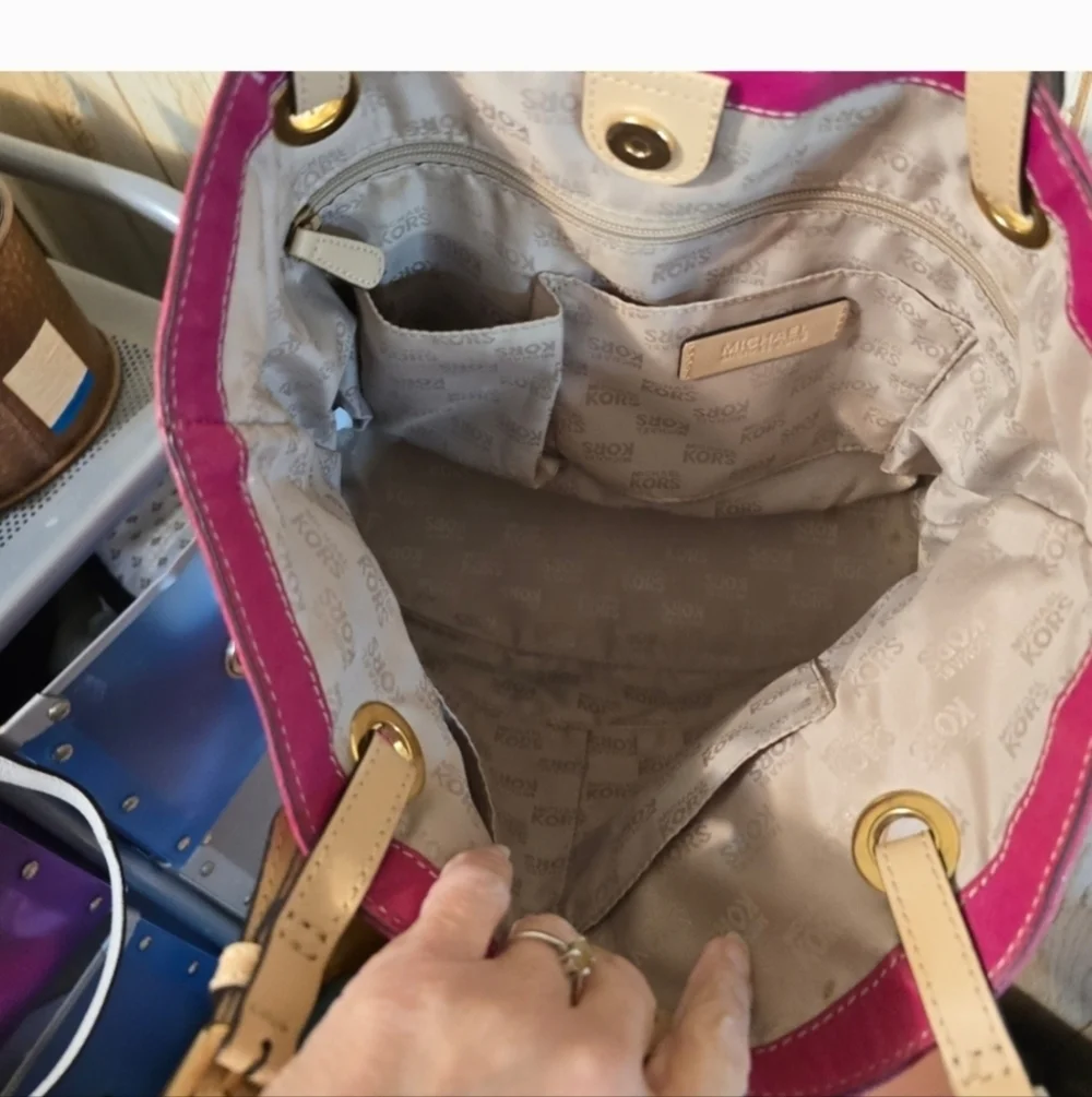 Michael Kors Elegant Raspberry Pink Handbag Preloved